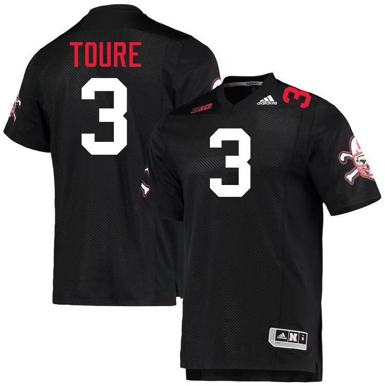 Samori Toure Nebraska Jersey,Nebraska Cornhuskers Football Uniforms,Jersey-Blackshirt Home